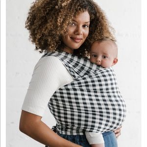 ***SOLD***Solly Baby Wrap Black Gingham